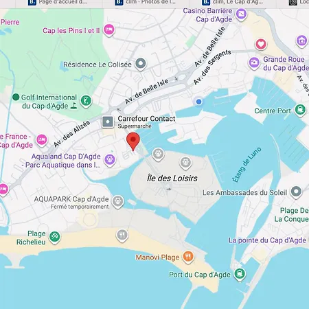 Alhambra, Pour 4 Personnes Avec Parking, Piscine, Clim Agde